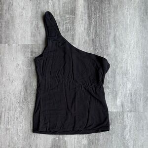 Jcrew Black One-Shoulder Top